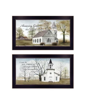 Trendy Decor 4U Amazing Grace Collection By Billy Jacobs, Printed Wall Art, Ready to hang, Black Frame, 20" x 11"