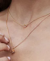 Ettika Layered Starburst Crystal Necklace