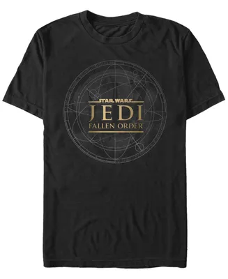 Star Wars Men's Jedi Fallen Order Map Logo T-shirt