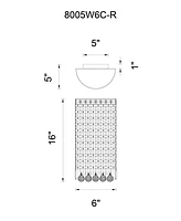 Cwi Lighting Colosseum 4 Light Wall Sconce