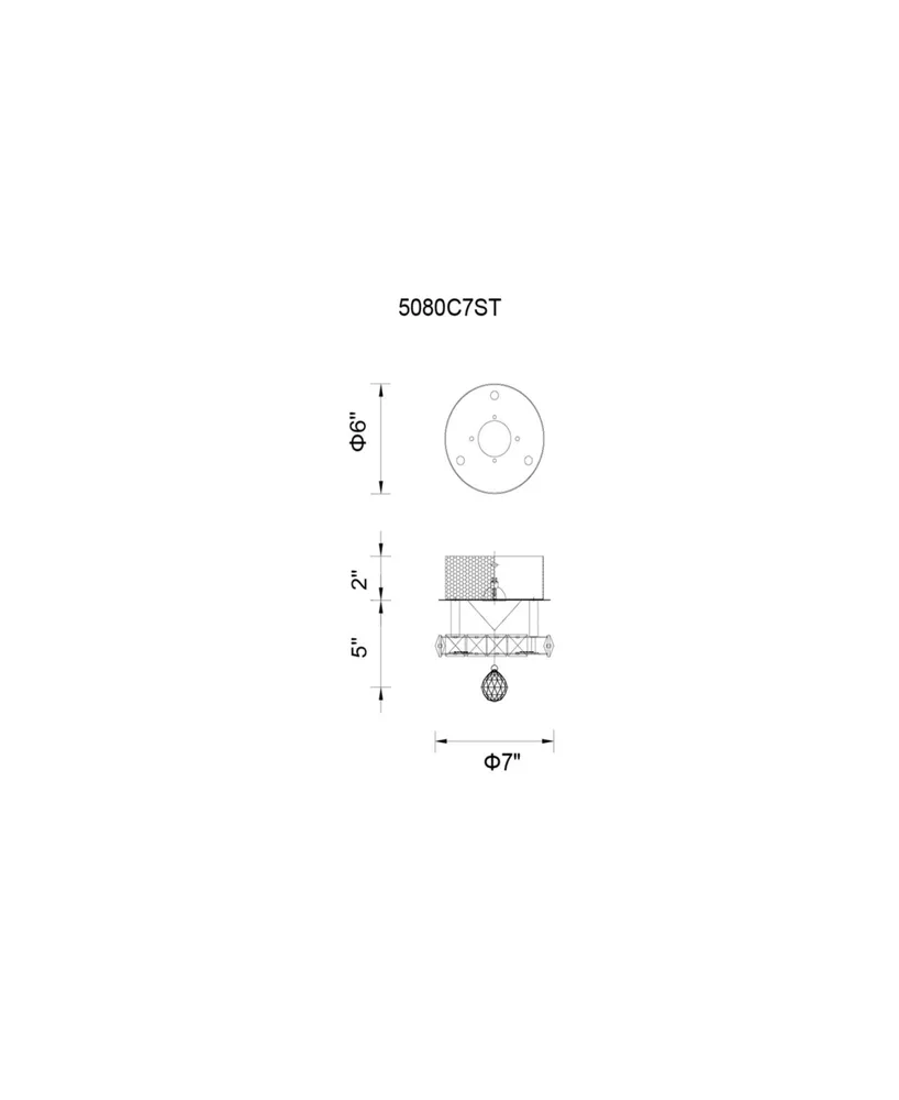 Cwi Lighting Ring Led Flush Mount