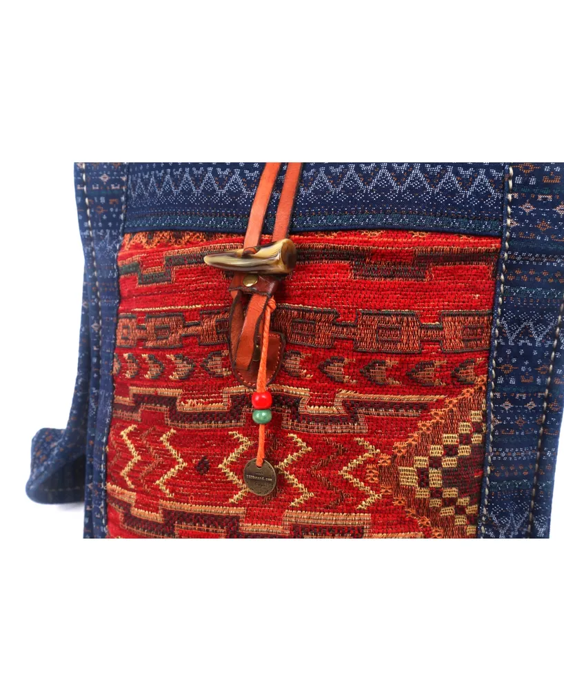 Tsd Brand Tribal Secret Canvas Shoulder Bag