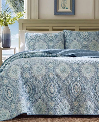 Tommy Bahama Turtle Cove Cotton Reversible Piece Quilt Set