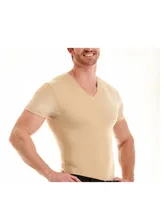 Insta Slim Men's Compression Short Sleeve V-Neck T-Shirt