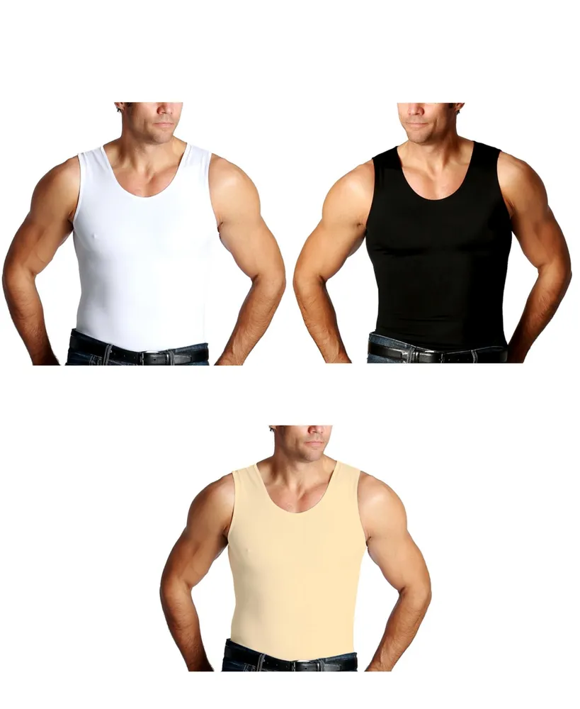 Instaslim Men's Big & Tall Insta Slim 3 Pack Compression Muscle