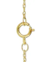Cultured Baroque Freshwater Pearl (12mm) & Diamond (1/20 ct. t.w.) 18" Pendant Necklace in 14k Gold
