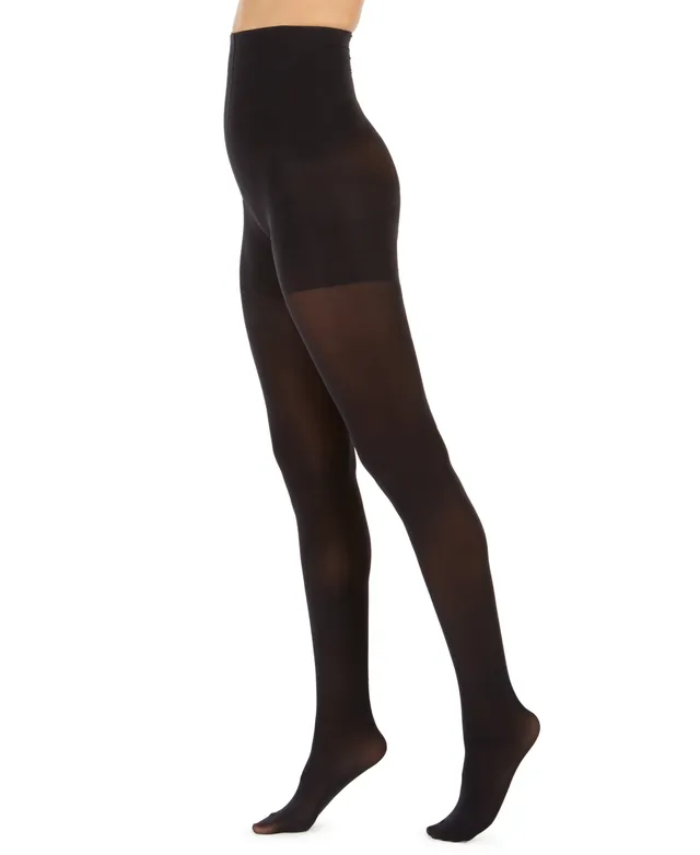 SPANX Women's Opaque Reversible Tummy Control Tights, also