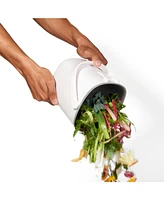 Oxo Easy Clean 0.75 Gallon Compost Bin, White
