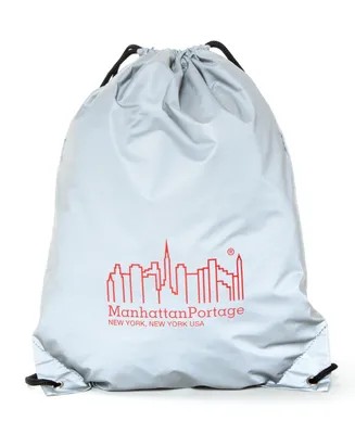 Manhattan Portage Luminosity Drawstring Bag - Silver