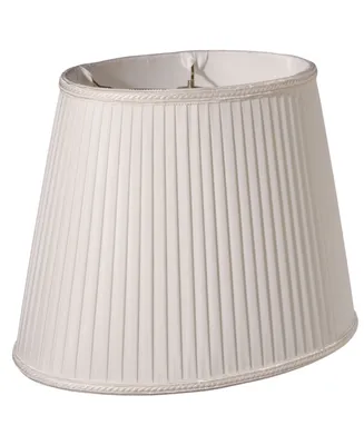 Cloth&Wire Slant Oval Side Pleat Softback Lampshade with Washer Fitter