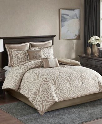 Madison Park Odette Jacquard 8 Pc. Comforter Sets