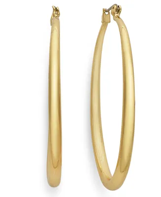 I.n.c. International Concepts Large -/" Gold-Tone Hoop Earrings