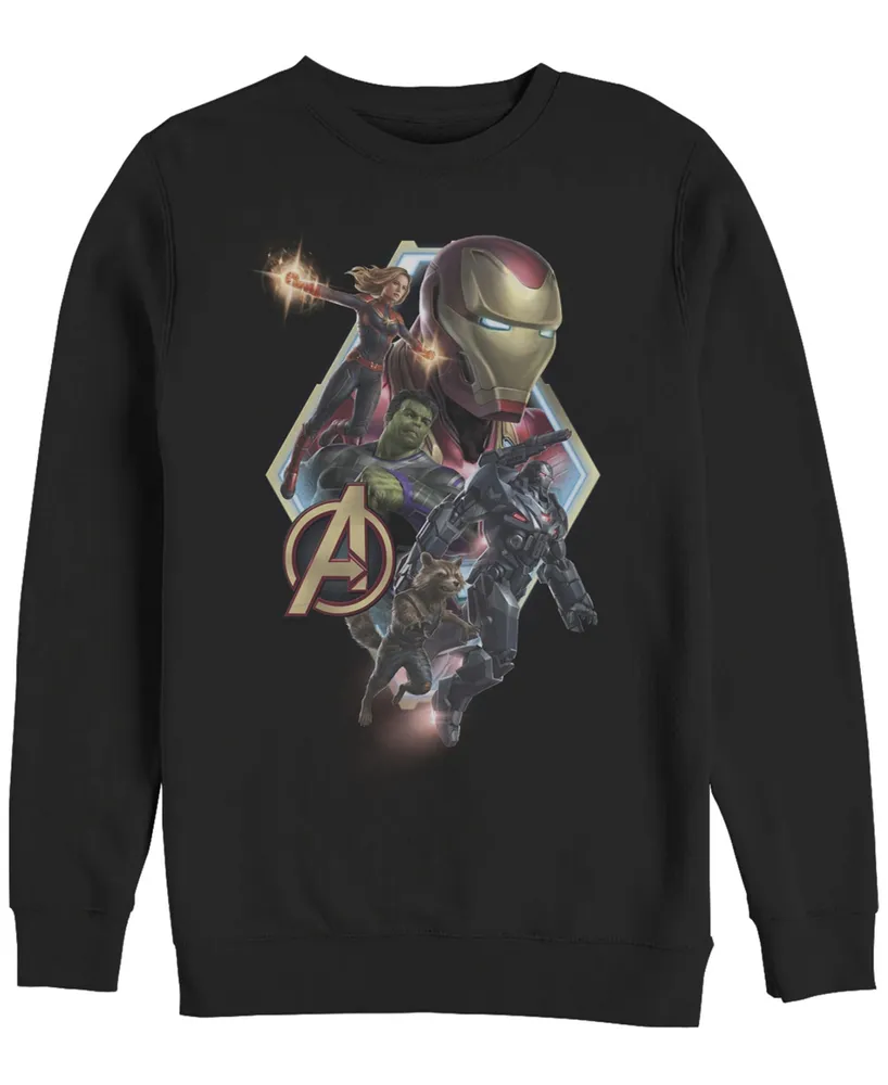 Marvel Men's Avengers Endgame Diamond Group Action Logo