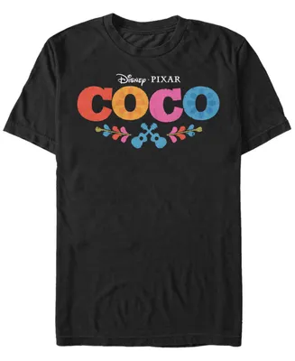 Disney Pixar Men's Coco Movie Logo, Short Sleeve T-Shirt