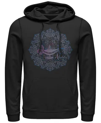 Disney Men's Aladdin Lamp Mandala, Pullover Hoodie