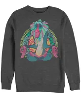 Disney Men's Lion King Geometric Rafiki, Crewneck Fleece