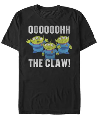 Disney Pixar Men's Toy Story Aliens Ooh The Claw, Short Sleeve T-Shirt