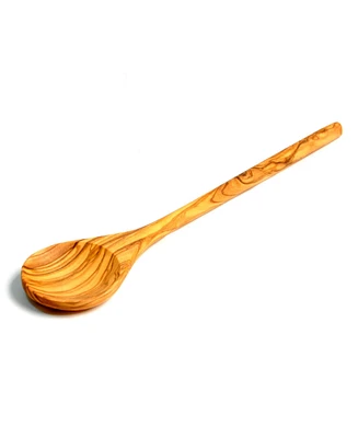 BeldiNest Olive Wood Round Cooking Spoon 12"