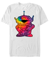 Disney Pixar Men's Toy Story Tie Dye Alien, Short Sleeve T-Shirt