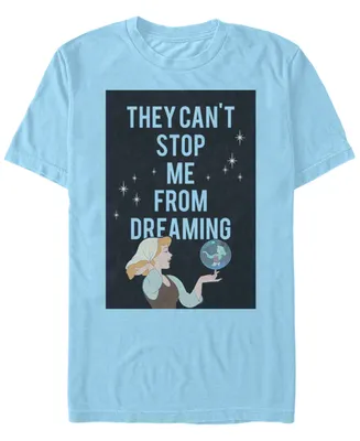 Disney Men's Cinderella Can't Stop Dreaming, Short Sleeve T-Shirt