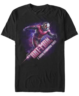 Marvel Men's Avengers Endgame I Am Ant-man Geometric Galaxy