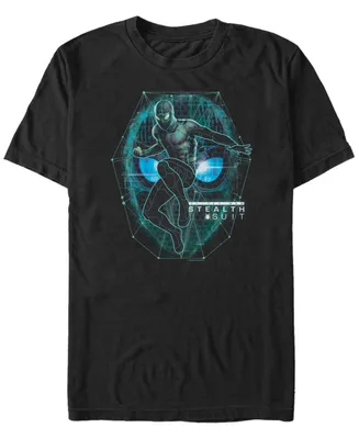 Marvel Men's Spider-Man Far From Home Stealth Suit, Short Sleeve T-shirt