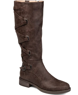 Journee Collection Women's Carly Extra Wide Calf Boots