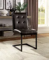 Furniture of America Hannet Tufted Side Chair- Set of 2