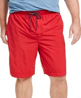 Tommy Hilfiger Men's Big & Tall 9.5" Solid Swim Trunks