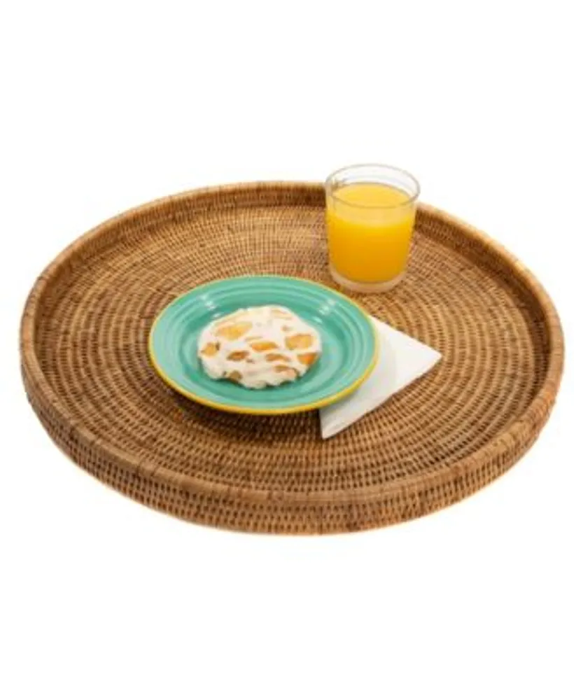 Artifacts Trading Company Rattan Round Tray Collection
