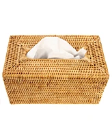 Artifacts Rattan Rectangular Tissue Box Cover