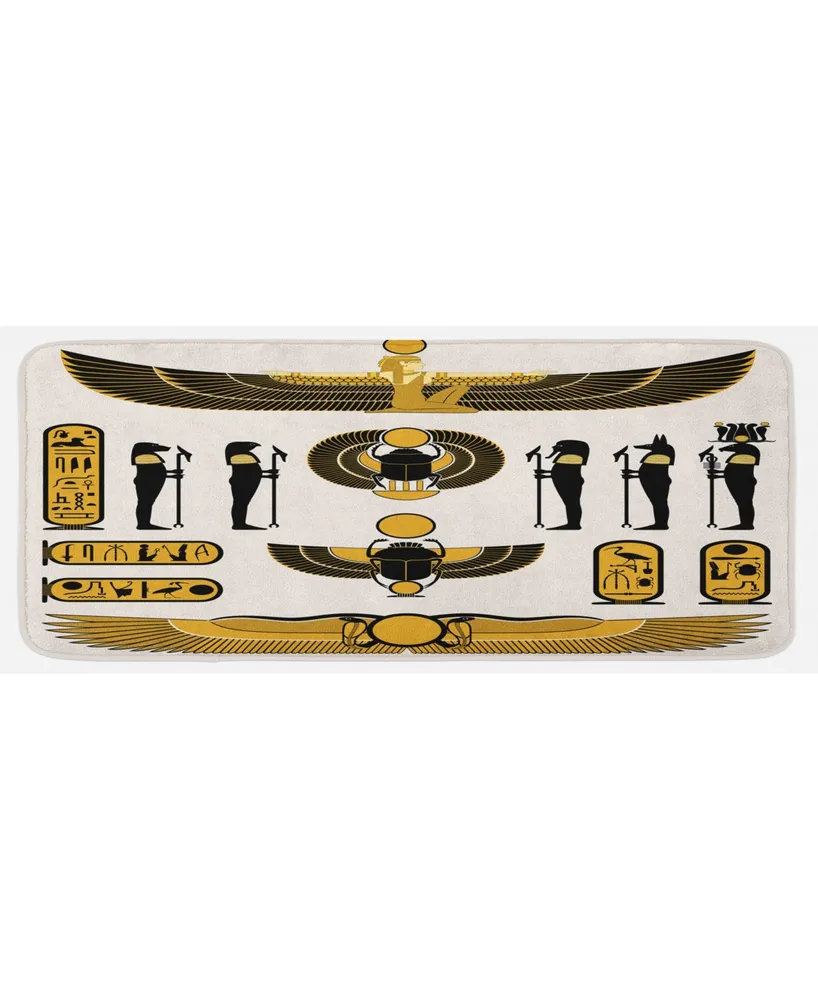 Ambesonne Egyptian Kitchen Mat