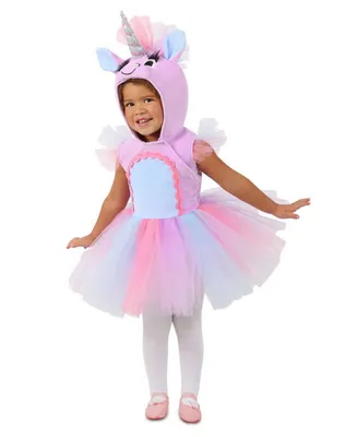 BuySeasons Baby Girls Pastel Unicorn Dress Costume