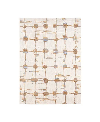 Scott Living Artisan Mirage Brushed Gold 5'3" x 7'10" Area Rug