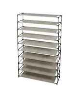 Simplify 10 Tier 50 Pair Shoe Rack