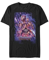 Marvel Men's Avengers Endgame Galaxy Poster, Short Sleeve T-shirt