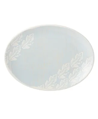 Lenox Textured Neutrals Leaf Oval Platter