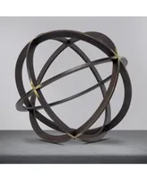 American Art Decor Orb Dyson Sphere Sculpture Figurine Table Top Home Decor Accessory