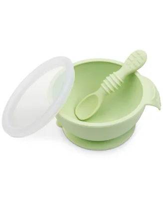 Bumkins Silicone First Feeding Baby Bowl Set