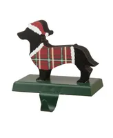 Glitzhome Wooden, Metal Dachhound Stocking Holder