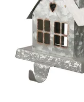 Glitzhome Galvanized House Stocking Holder