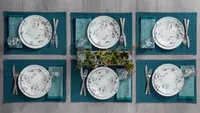 Corelle Boutique Misty Leaves 12-Piece Dinnerware Set