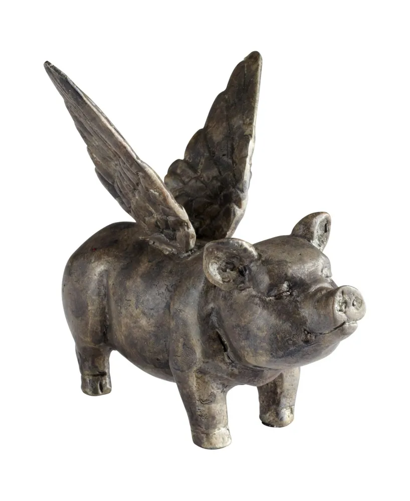 Cyan Design Flying Floyd Pig Sculpture