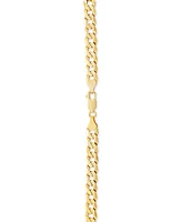 Curb Link 24" Chain Necklace (7mm) in 18k Gold-Plated Sterling Silver