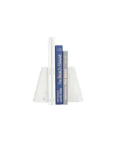 Bloomingville White Marble Bookends - Set of 2