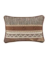 J Queen New York Timber Linen Decorative Pillow, 15" x 20"