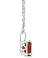 Garnet (2-1/3 ct. t.w.) Pendant Necklace Sterling Silver. Also Available London Blue Topaz (2-3/8