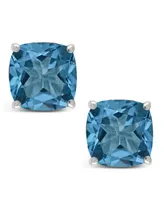 Blue Topaz (2-1/2 ct. t.w.) Stud Earrings in Sterling Silver