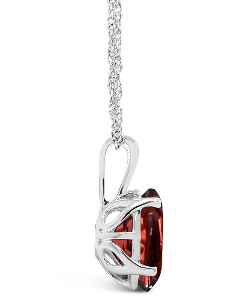 Garnet (2-3/4 ct. t.w.) Pendant Necklace in Sterling Silver