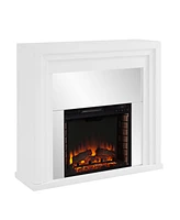 Southern Enterprises Morrigan Mirrored Electric Fireplace